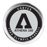 CORTEX ATHENA100 200cm 15kg Womens' Olympic Barbell With Lockjaw Collars Kings Warehouse 