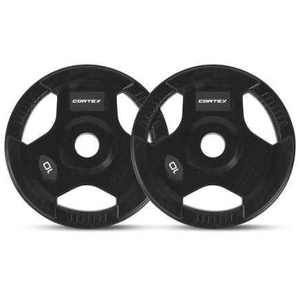 CORTEX BN-11 Exercise FID Bench + 85kg Olympic Tri-Grip Weight Plate and Dumbbell Package Kings Warehouse 