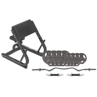 CORTEX BN-8 Preacher Pad + 84kg Standard Tri-Grip Weight Plate & Curl Bar Package Kings Warehouse 