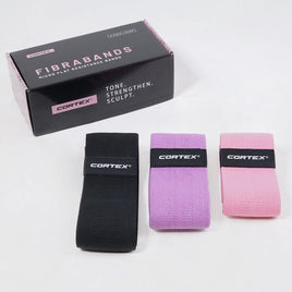 CORTEX FibraBands 3 Pack Micro Flat Resistance Bands 82mm Kings Warehouse 