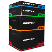 CORTEX Soft Plyo Box Modular Stackable 15cm, 30cm, 45cm, 60cm Kings Warehouse 