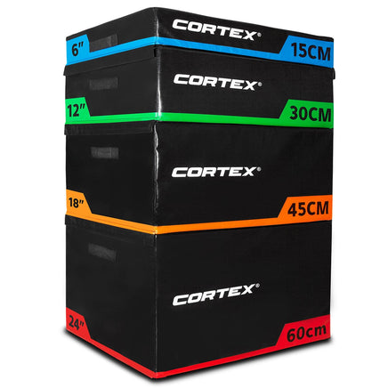 CORTEX Soft Plyo Box Modular Stackable 15cm, 30cm, 45cm, 60cm Kings Warehouse 
