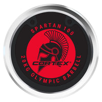 CORTEX SPARTAN100 7ft 20kg Olympic Barbell (Black Oxide) with Lockjaw Collars Kings Warehouse 