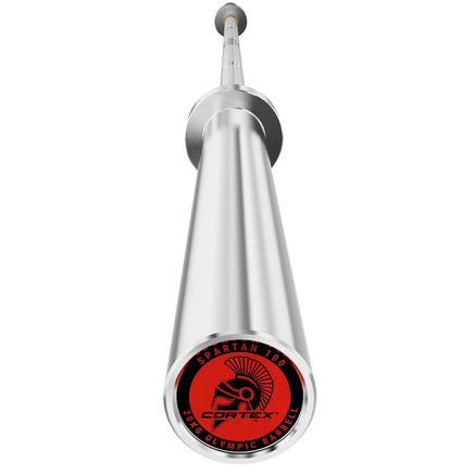 CORTEX SPARTAN100 7ft 20kg Olympic Barbell with Lockjaw Collars Kings Warehouse 