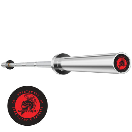 CORTEX SPARTAN205 7ft 20kg Olympic Barbell (Hard Chrome) Kings Warehouse 