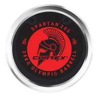 CORTEX SPARTAN205 7ft 20kg Olympic Barbell (Hard Chrome) with Lockjaw Collars Kings Warehouse 