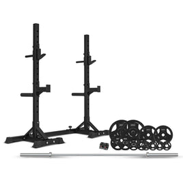 CORTEX SR-10 Squat Rack Package + 100kg Olympic Tri-Grip Weight Plates Package Kings Warehouse 