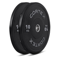 CORTEX Starter 90kg Black Series Bumper Plate V2 Package Kings Warehouse 