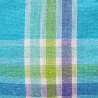 Cotton Plaid Checks Oblong Table Cloth Blue 150 x 230cm Christmas Peak Season Sale Kings Warehouse 