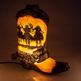 Cowboy Boot Table Lamp Kings Warehouse 