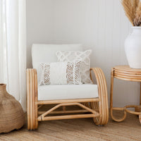 Cushion Cover-Boho Textured Single Sided-Africa-30cm x 50cm Kings Warehouse 