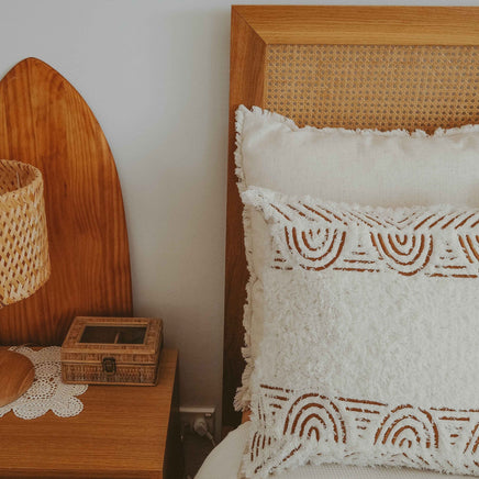 Cushion Cover-Boho Textured Single Sided-Africa-50cm x 50cm Kings Warehouse 