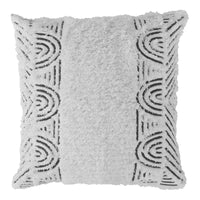 Cushion Cover-Boho Textured Single Sided-Africa Mono-50cm x 50cm Kings Warehouse 
