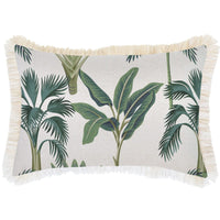 Cushion Cover-Coastal Fringe-Del Coco-35cm x 50cm Kings Warehouse 