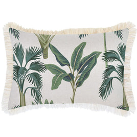 Cushion Cover-Coastal Fringe-Del Coco-35cm x 50cm Kings Warehouse 