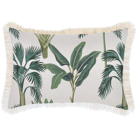 Cushion Cover-Coastal Fringe-Del Coco-35cm x 50cm Kings Warehouse 