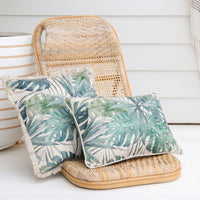 Cushion Cover-Coastal Fringe- Freshwater-45cm x 45cm Kings Warehouse 