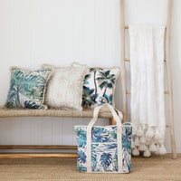 Cushion Cover-Coastal Fringe- Freshwater-45cm x 45cm Kings Warehouse 