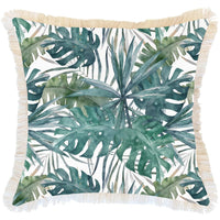 Cushion Cover-Coastal Fringe- Freshwater-60cm x 60cm