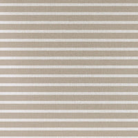 Cushion Cover-Coastal Fringe-Hampton Stripe Beige-45cm x 45cm Kings Warehouse 