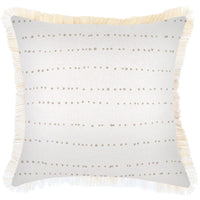 Cushion Cover-Coastal Fringe-Journey Beige-45cm x 45cm