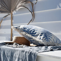 Cushion Cover-Coastal Fringe-Koh Samui-45cm x 45cm Kings Warehouse 