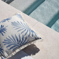 Cushion Cover-Coastal Fringe-Koh Samui-45cm x 45cm Kings Warehouse 