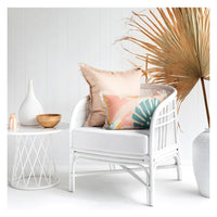 Cushion Cover-Coastal Fringe-Lunar Blush-60cm x 60cm Kings Warehouse 