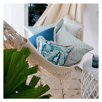 Cushion Cover-Coastal Fringe Natural-Bora Bora-35cm x 50cm Kings Warehouse 