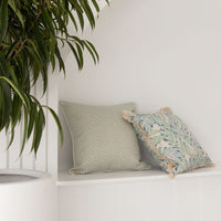 Cushion Cover-Coastal Fringe Natural-Sunday-45cm x 45cm Kings Warehouse 