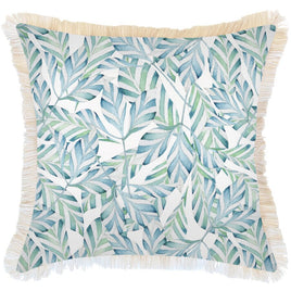 Cushion Cover-Coastal Fringe Natural-Sunday-60cm x 60cm Kings Warehouse 