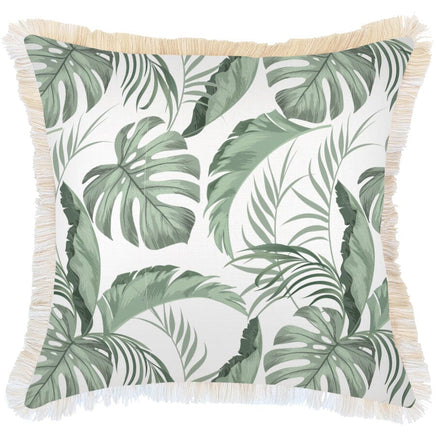 Cushion Cover-Coastal Fringe-Pacifico-60cm x 60cm Kings Warehouse 