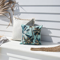 Cushion Cover-Coastal Fringe-Paint Stripes Smoke-60cm x 60cm Kings Warehouse 