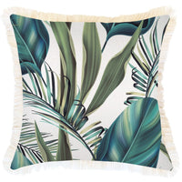 Cushion Cover-Coastal Fringe-Poolside-45cm x 45cm