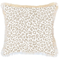 Cushion Cover-Coastal Fringe- Safari-60cm x 60cm