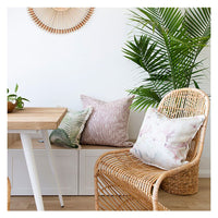 Cushion Cover-Coastal Fringe-Seminyak Green-45cm x 45cm Kings Warehouse 