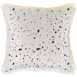 Cushion Cover-Coastal Fringe-Terrazzo-60cm x 60cm Kings Warehouse 