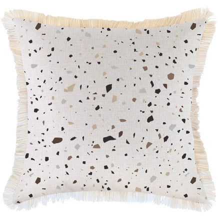 Cushion Cover-Coastal Fringe-Terrazzo-60cm x 60cm Kings Warehouse 