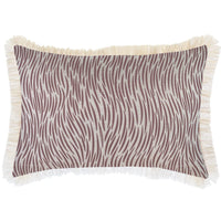 Cushion Cover-Coastal Fringe-Wild Rose-35cm x 50cm