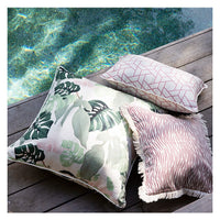 Cushion Cover-Coastal Fringe-Wild Rose-45cm x 45cm Kings Warehouse 