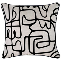 Cushion Cover-With Piping-Cover-Art-Studio-45cm x 45cm Kings Warehouse 