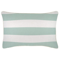 Cushion Cover-With Piping-Deck-Stripe-Mint-35cm x 50cm