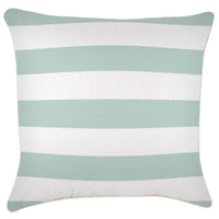 Cushion Cover-With Piping-Deck-Stripe-Mint-60cm x 60cm