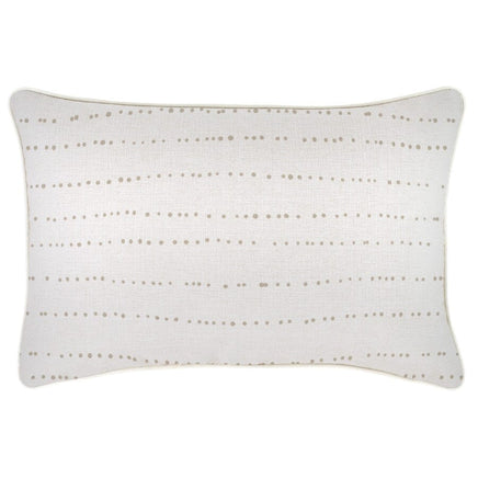 Cushion Cover-With Piping-Journey Beige-35cm x 50cm Kings Warehouse 