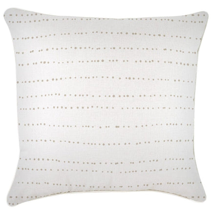 Cushion Cover-With Piping-Journey Beige-60cm x 60cm Kings Warehouse 