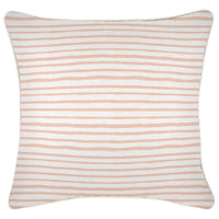 Cushion Cover-With Piping-Paint Stripes Blush-60cm x 60cm Kings Warehouse 