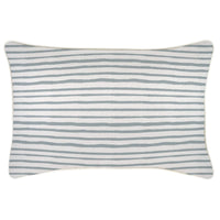 Cushion Cover-With Piping-Paint Stripes Smoke-35cm x 50cm