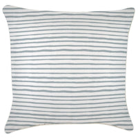 Cushion Cover-With Piping-Paint Stripes Smoke-45cm x 45cm