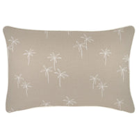 Cushion Cover-With Piping-Palm Cove Beige-35cm x 50cm