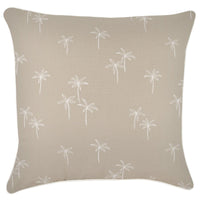 Cushion Cover-With Piping-Palm Cove Beige-60cm x 60cm Kings Warehouse 